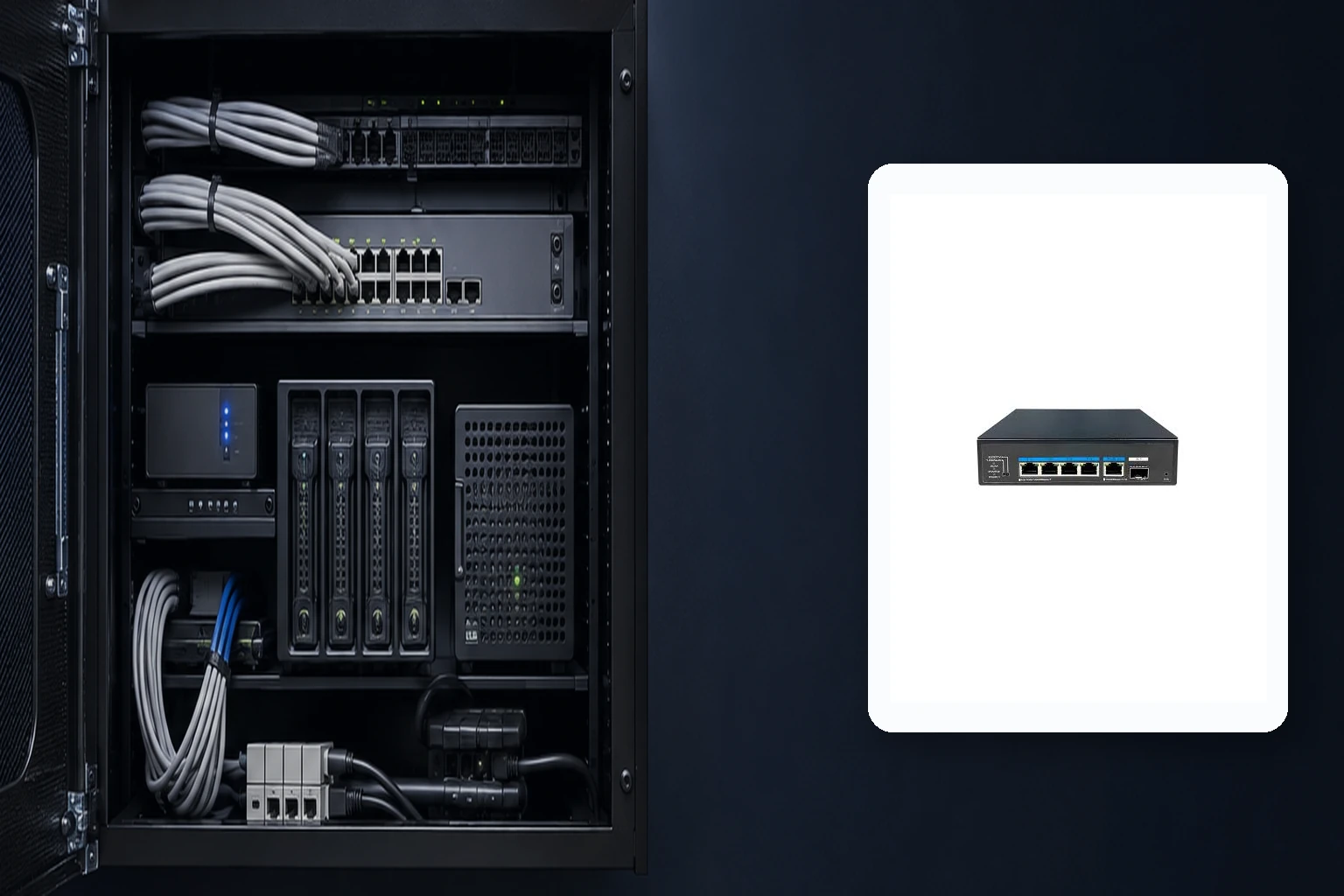 4 PORT POE SWİTCH – Kurumsal CCTV Kamera Sistemi Aksesuarları uygulaması 4 PORT POE SWİTCH – Kurumsal CCTV Kamera Sistemi Aksesuarları uygulama alanı