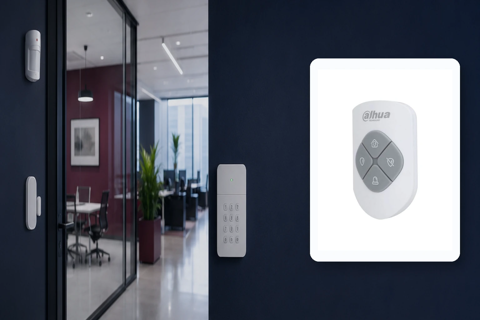 Dahua ARA24-W2 Kablosuz Alarm Uzaktan Kumanda – Kurumsal Kablosuz Alarm Sistemleri uygulaması Dahua ARA24-W2 Kablosuz Alarm Uzaktan Kumanda – Kurumsal Kablosuz Alarm Sistemleri uygulama alanı