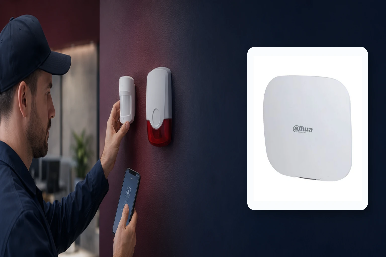 Dahua ARC3000H-W2 Kablosuz Alarm Kontrol Paneli – Kurumsal Kablosuz Alarm Sistemleri profesyonel montajı