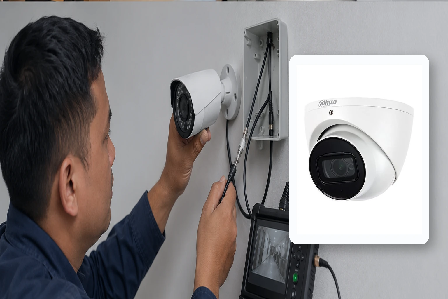 Dahua HAC-HDW2241T-A-0280B 2MP Analog HD IR Dome Kamera – Kurumsal AHD Kamera Sistemleri profesyonel montajı
