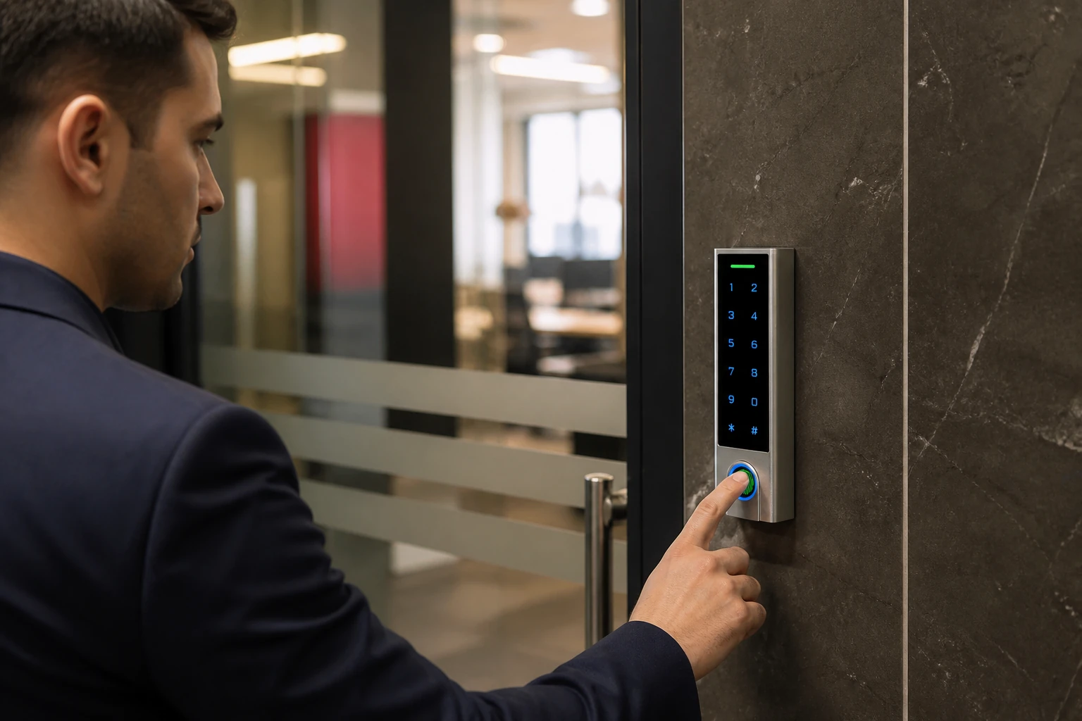 HF3 Wi-Fi Parmak İzi ve Şifreli Geçiş Terminali uygulama alanı HF3 Wi-Fi Parmak İzi ve Şifreli Geçiş Terminali kapı geçiş uygulaması
