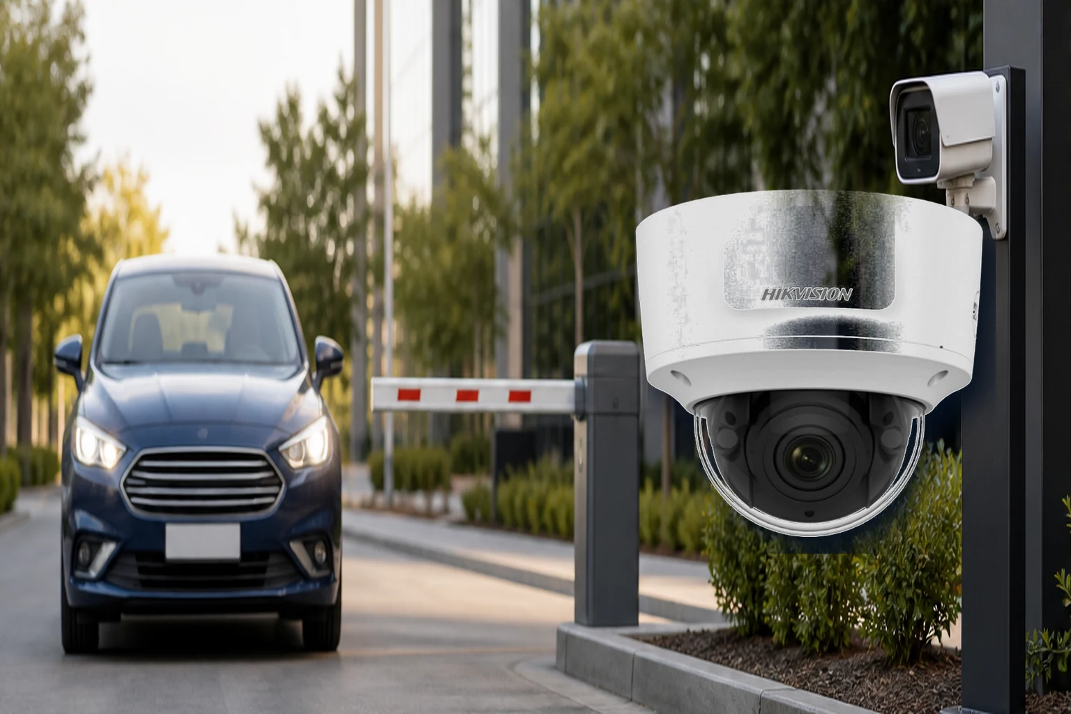 Hikvision 2 MP Motorize Dome Plaka İzleme Kamerası uygulaması Hikvision 2 MP Motorize Dome Plaka İzleme Kamerası uygulama alanı