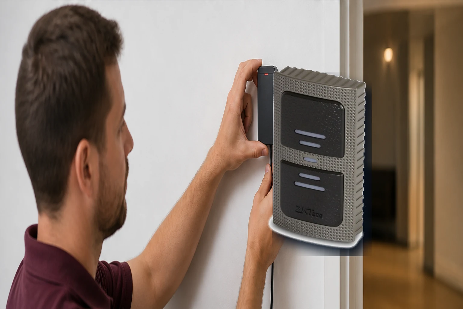 KR500 İnce Tasarım Wiegand Proximity Okuyucu montaj ve devreye alma KR500 İnce Tasarım Wiegand Proximity Okuyucu profesyonel montajı