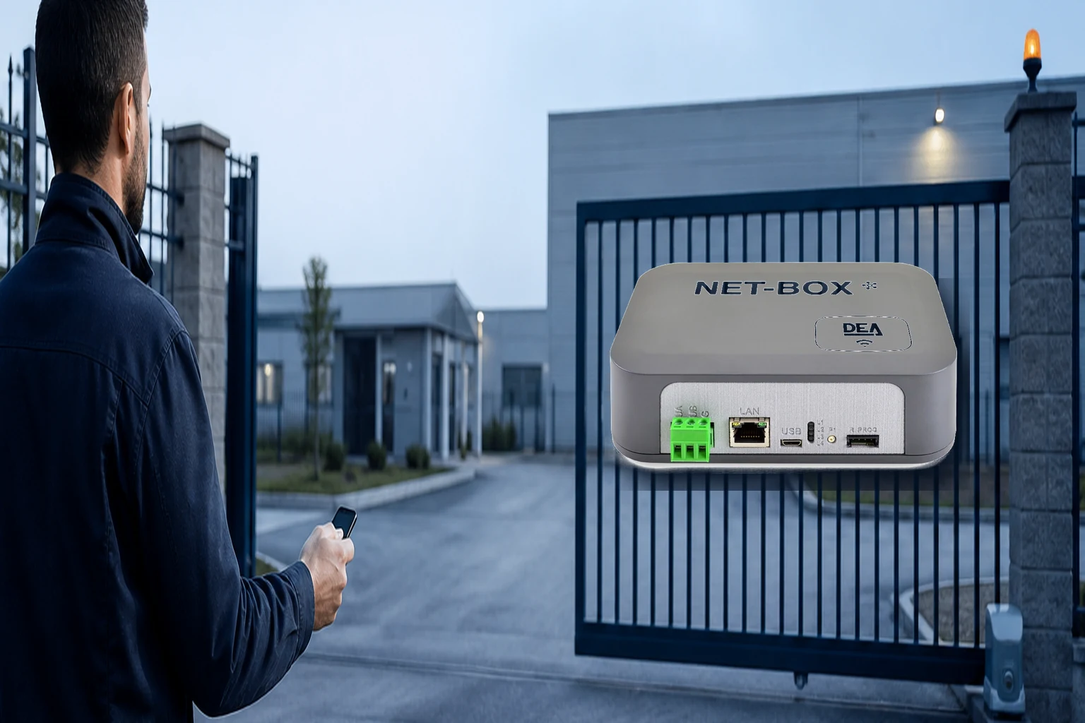 NET-BOX Ağ ve GSM Uzaktan Kontrol Modülü uygulaması NET-BOX Ağ ve GSM Uzaktan Kontrol Modülü uygulama alanı