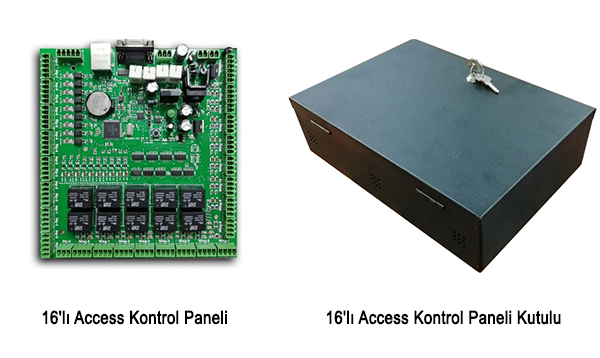 pz-16 on altı noktalı access kontrol paneli