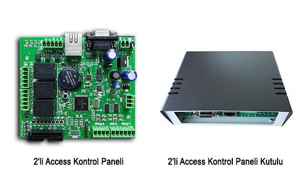 pz-2 i̇ki kapılı merkezi access kontrol paneli