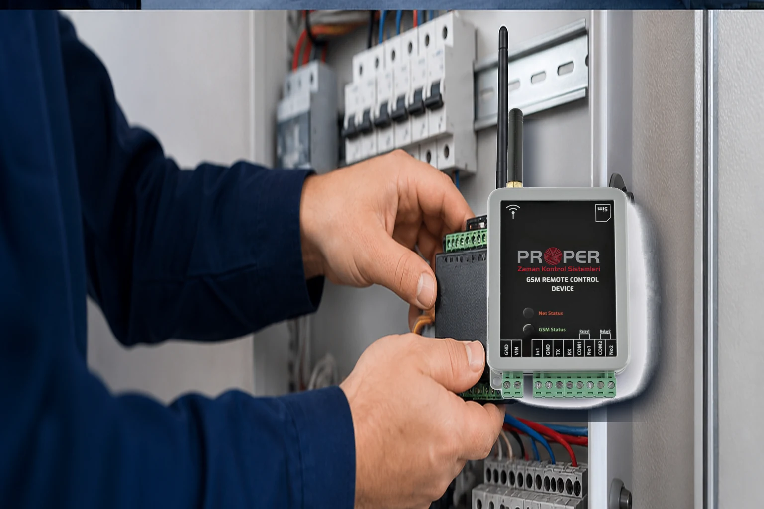 PZ-3306 GSM ile Telefonla Bariyer Açma Modülü montaj ve devreye alma PZ-3306 GSM ile Telefonla Bariyer Açma Modülü profesyonel montajı