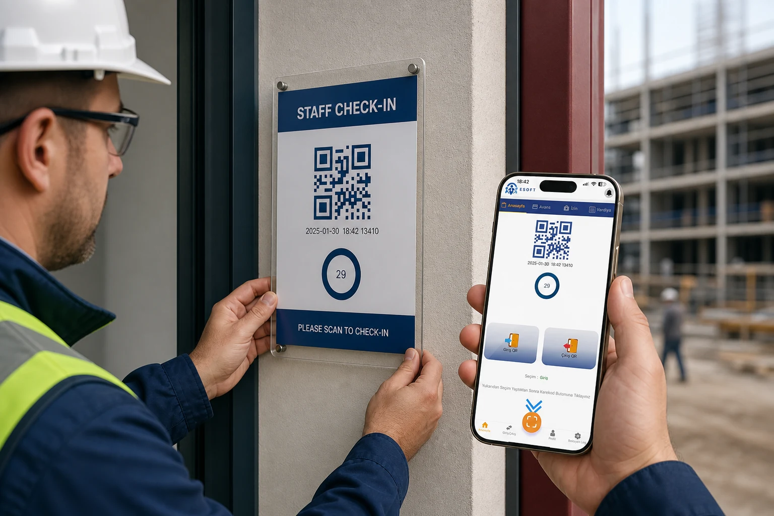 QR Barkod Mobil PDKS profesyonel kurulumu QR Barkod Mobil PDKS profesyonel kurulum ve devreye alma