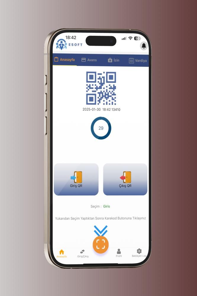 qr barkod mobil personel takip sistemi