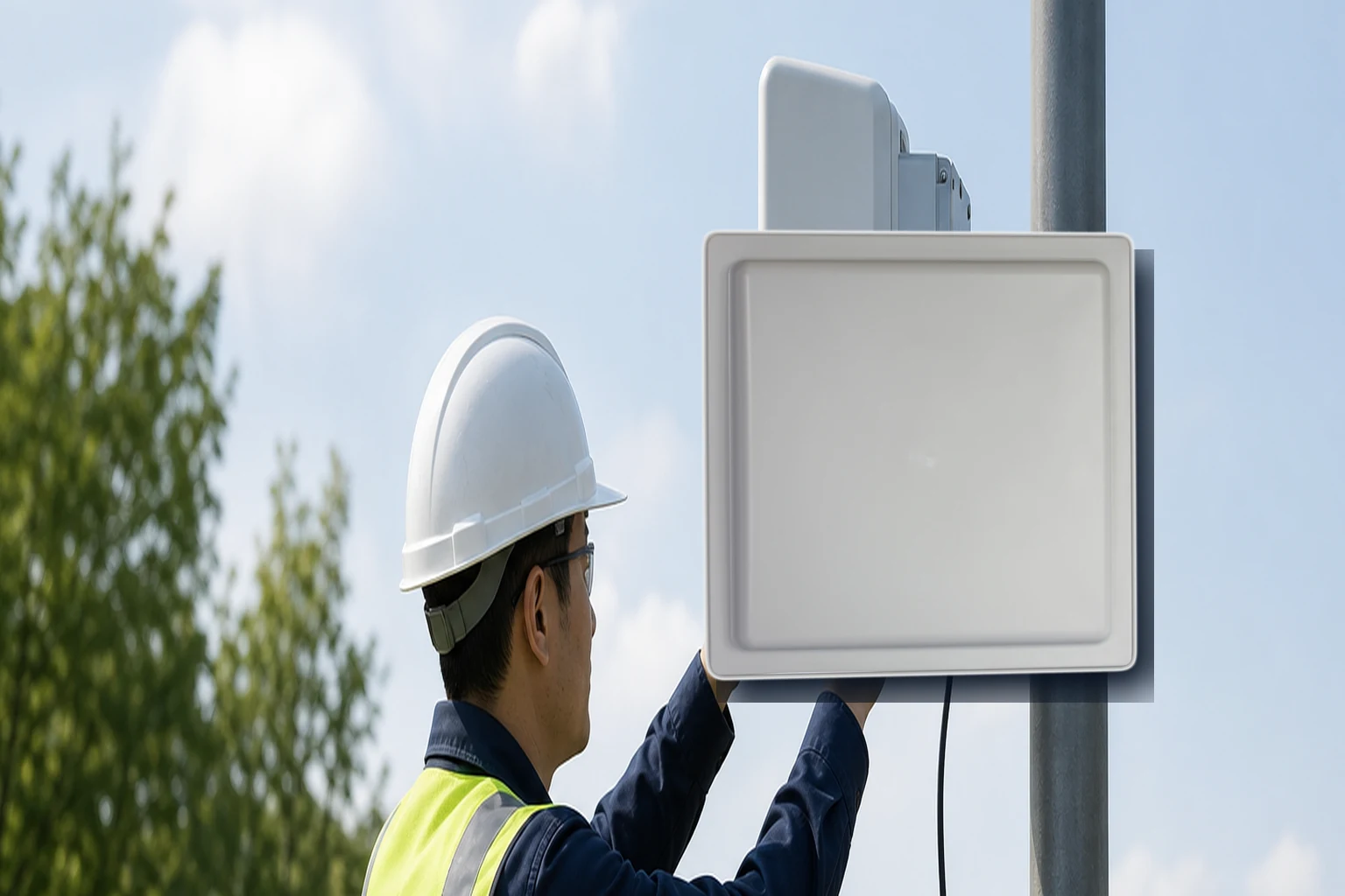 Standalone UHF OGS 12 m Bağımsız Okuyucu montaj ve devreye alma Standalone UHF OGS 12 m Bağımsız Okuyucu profesyonel montajı