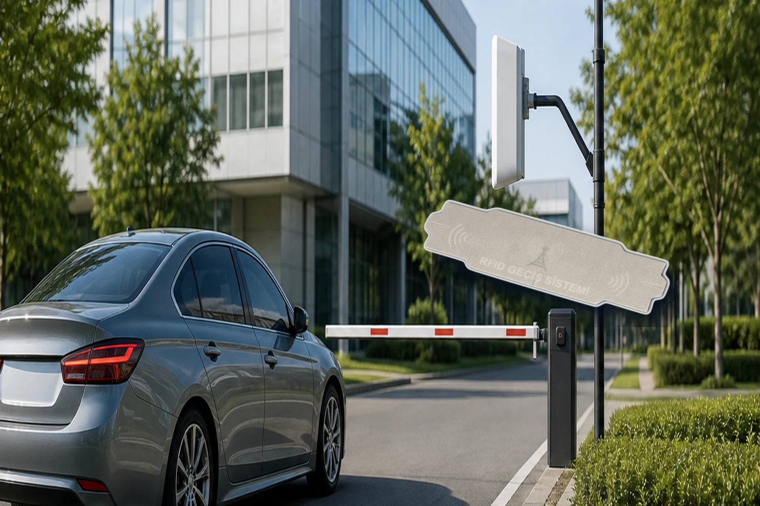 UHF Sticker Ön Cam Geçiş Etiketi uygulaması UHF Sticker Ön Cam Geçiş Etiketi uygulama alanı