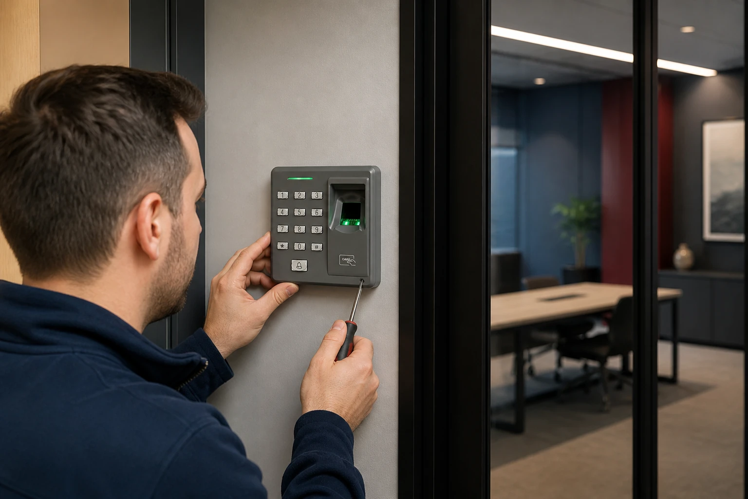 ZKTeco X7 ID Parmak İzi ve Kartlı Kapı Terminali profesyonel montajı ZKTeco X7 ID Parmak İzi ve Kartlı Kapı Terminali profesyonel montaj uygulaması