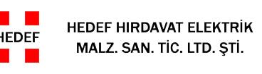 HEDEF HIRDAVAT ELEKTRİK MALZ. SAN. TİC. LTD. ŞTİ. referans logosu