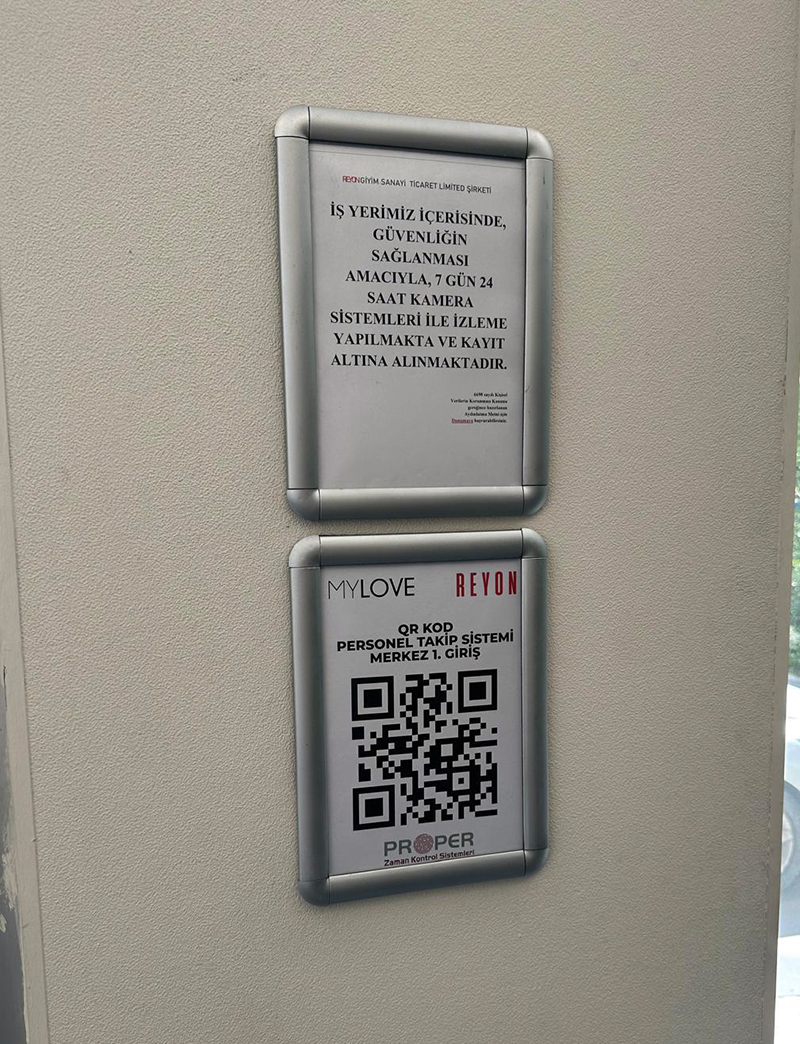 qr kodlu personel takip sistemi